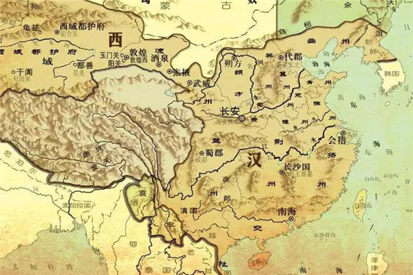 汉朝历史地图