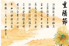关于重阳节的诗句，看看诗人如何写重阳节的吧