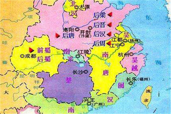 五代十国历史地图